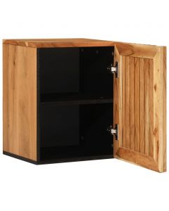 Bad-Wandschrank 38x34x48 cm Massivholz Akazie