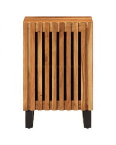 Badschrank 38x34x58 cm Massivholz Akazie