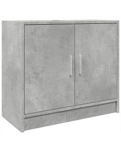 Waschbeckenunterschrank Betongrau 63x29x55 cm Holzwerkstoff