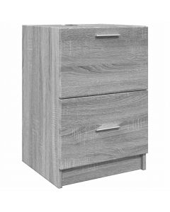 Waschbeckenunterschrank Grau Sonoma 40x37x59 cm Holzwerkstoff