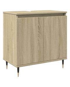Badschrank Sonoma-Eiche 58x33x60 cm Holzwerkstoff