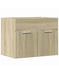 Waschbeckenunterschrank Sonoma-Eiche 60x38,5x46cm Holzwerkstoff