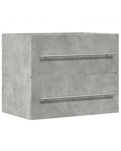 Waschbeckenunterschrank Betongrau 60x38,5x48 cm Holzwerkstoff