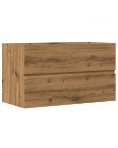 Bad-Hängeschrank Artisan-Eiche 80x38,5x45 cm Holzwerkstoff