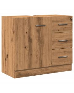 Waschbeckenschrank Artisan-Eiche 63x30x54 cm Holzwerkstoff