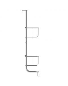 EISL Wandregal Silbern Matt 30,5x13x62 cm